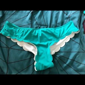 VS Pink Scalloped Bikini Bottom